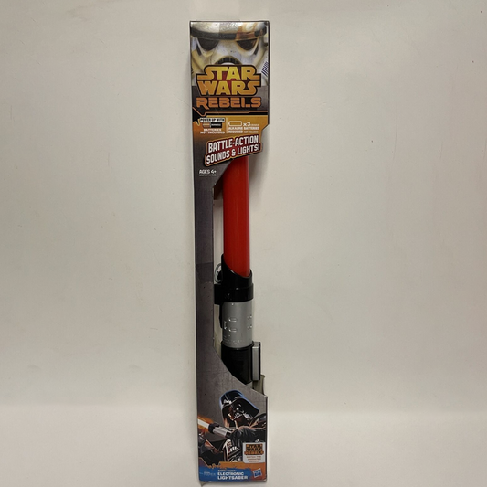 Star Wars Rebels Darth Vader Electronic Lightsaber Extends Over 11/2 feet Long Red