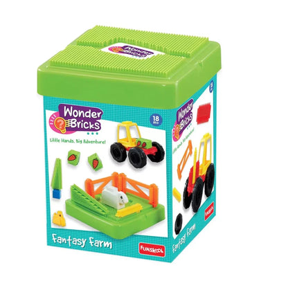Funskool ‘Wonder Bricks Fantasy Farm’ 18+ Months. - Jaiman Toys