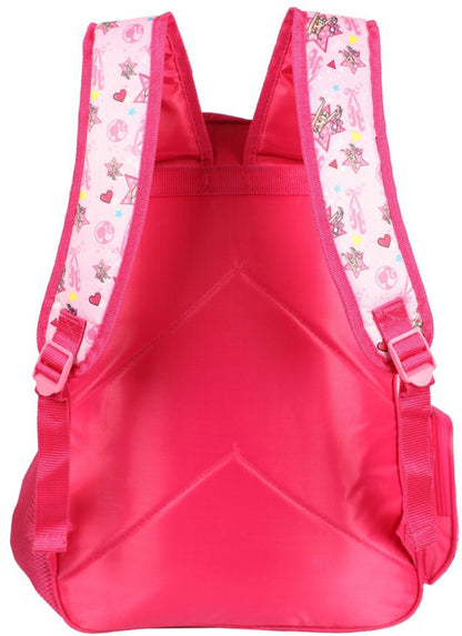 Barbie Kids School Backpack – Pink Ballet Theme School Bag for Girls (41 cm) with Multiple Compartments