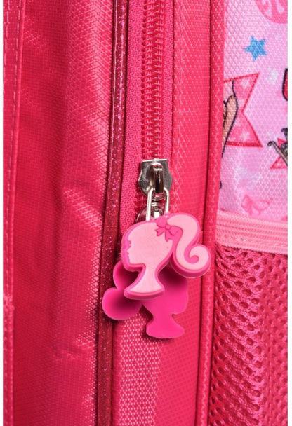Barbie Kids School Backpack – Pink Ballet Theme School Bag for Girls (41 cm) with Multiple Compartments