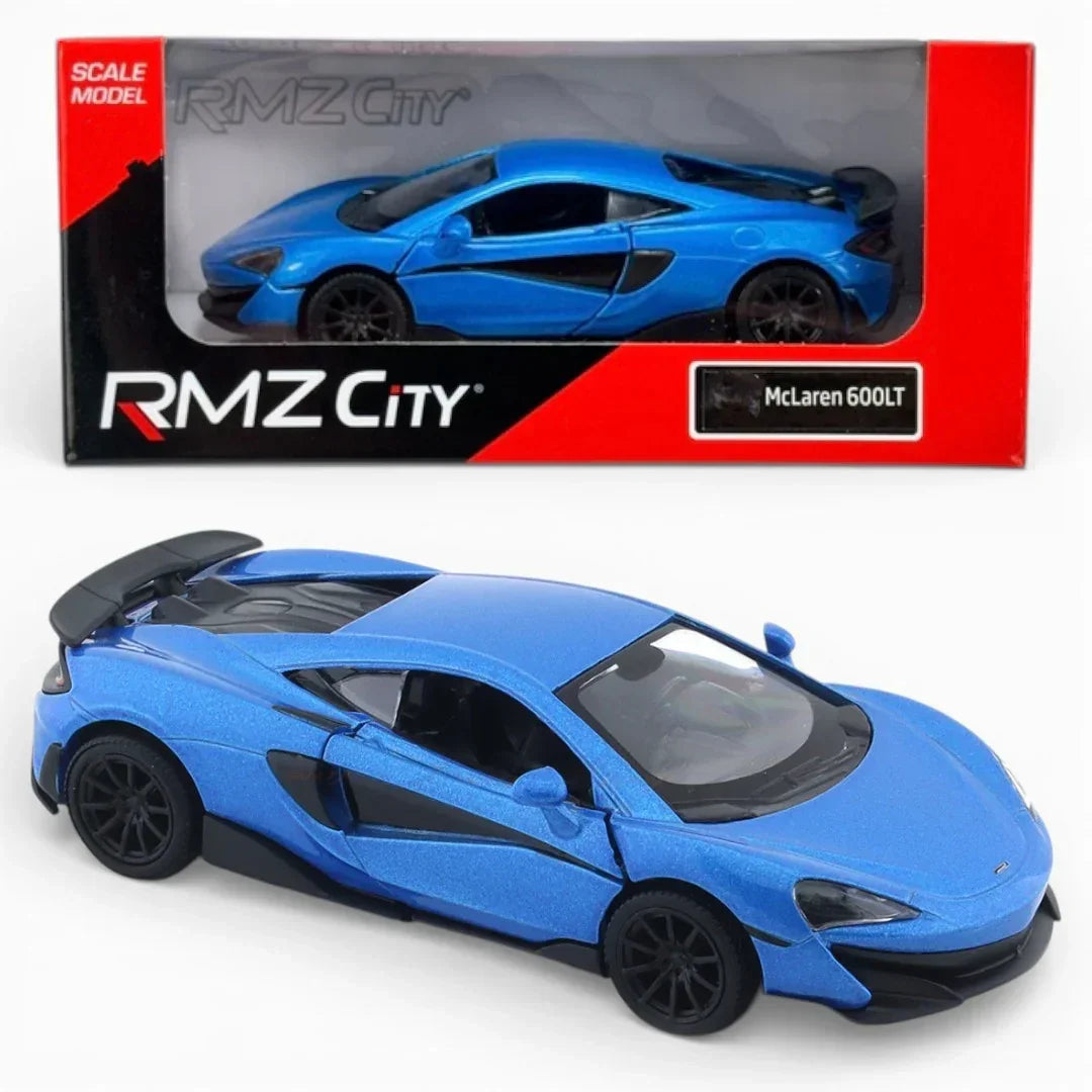 Voiture Miniature McLaren 600LT échelle 1:36 - Diecast Orange - Traction Arrière - Jouet Enfant 3+