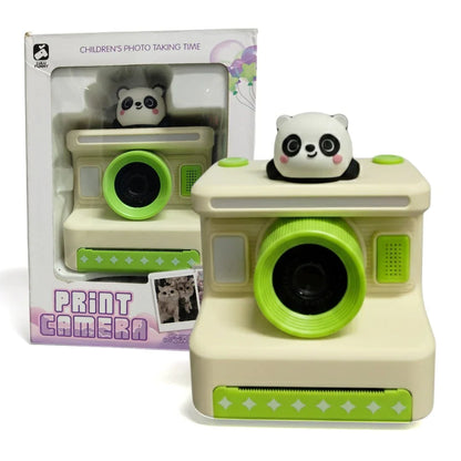 MagicSnap Panda Instant Print Camera for Kids – 1080P Digital Video, 2.4" Display, Thermal Ink-Free Printing