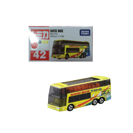 TOMICA No. 42 Hato Bus- TAKARA TOMY -Diecast Scale Model Car