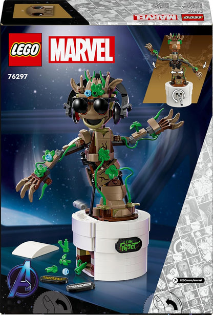 LEGO Marvel Dancing Groot Buildable Animated Toy 76297 Building Blocks