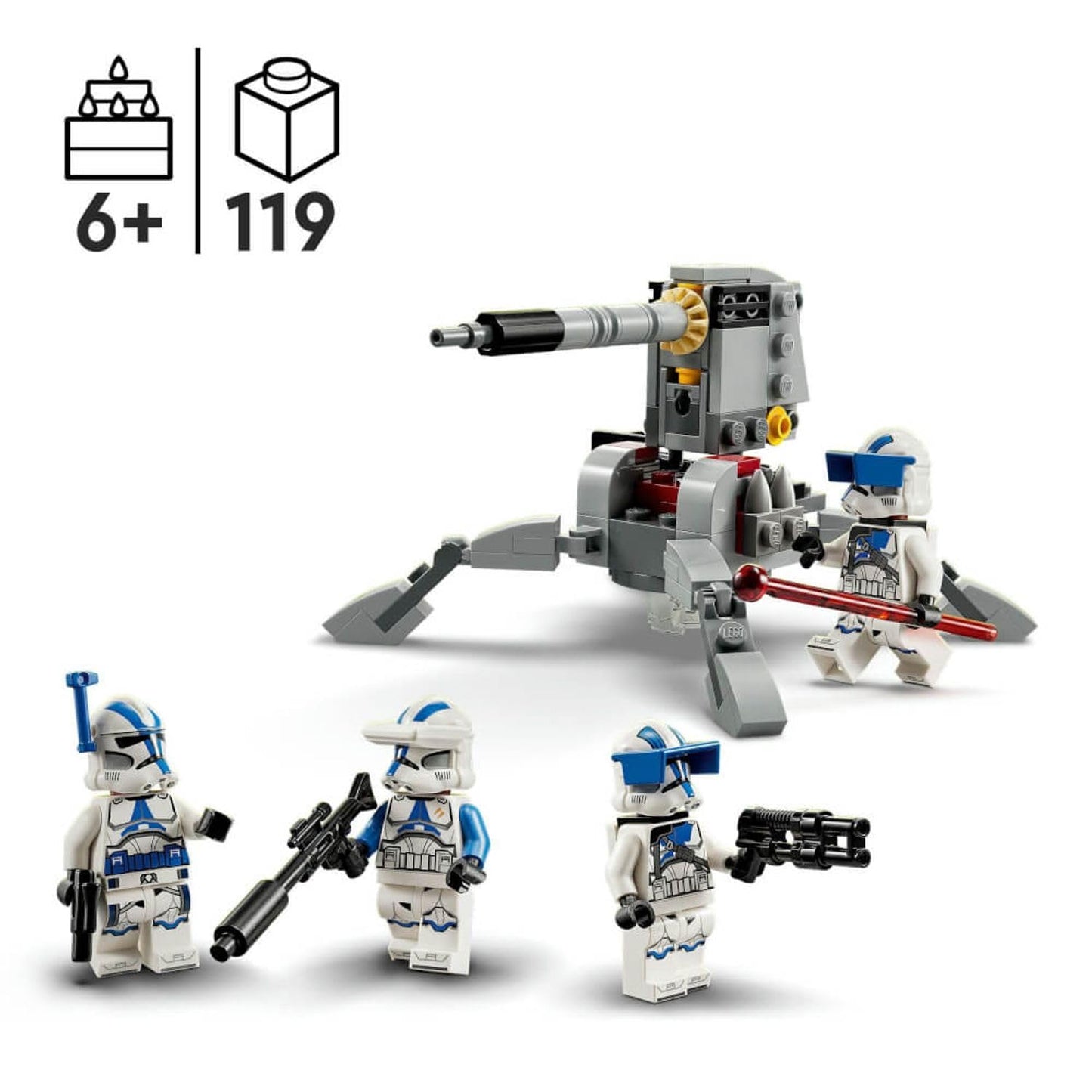 LEGO Star Wars 501St Clone Troopers Battle Pack 75345 Building Set