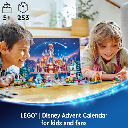 LEGO 43253 Disney Advent Calendar, Kids Building Kit (253 Pieces)