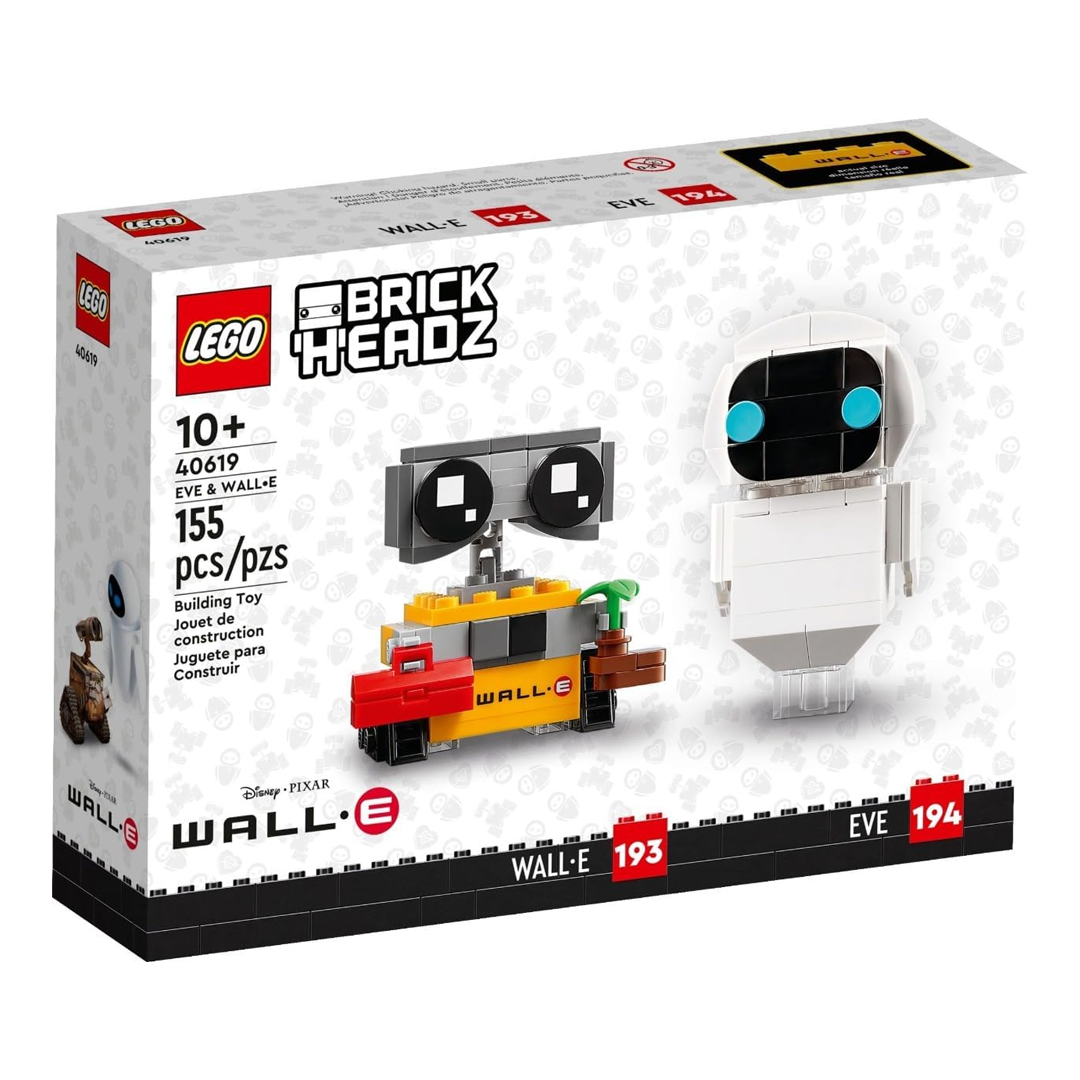 Lego 40619 Brickheadz Wall-E and Eve (155 Pieces)