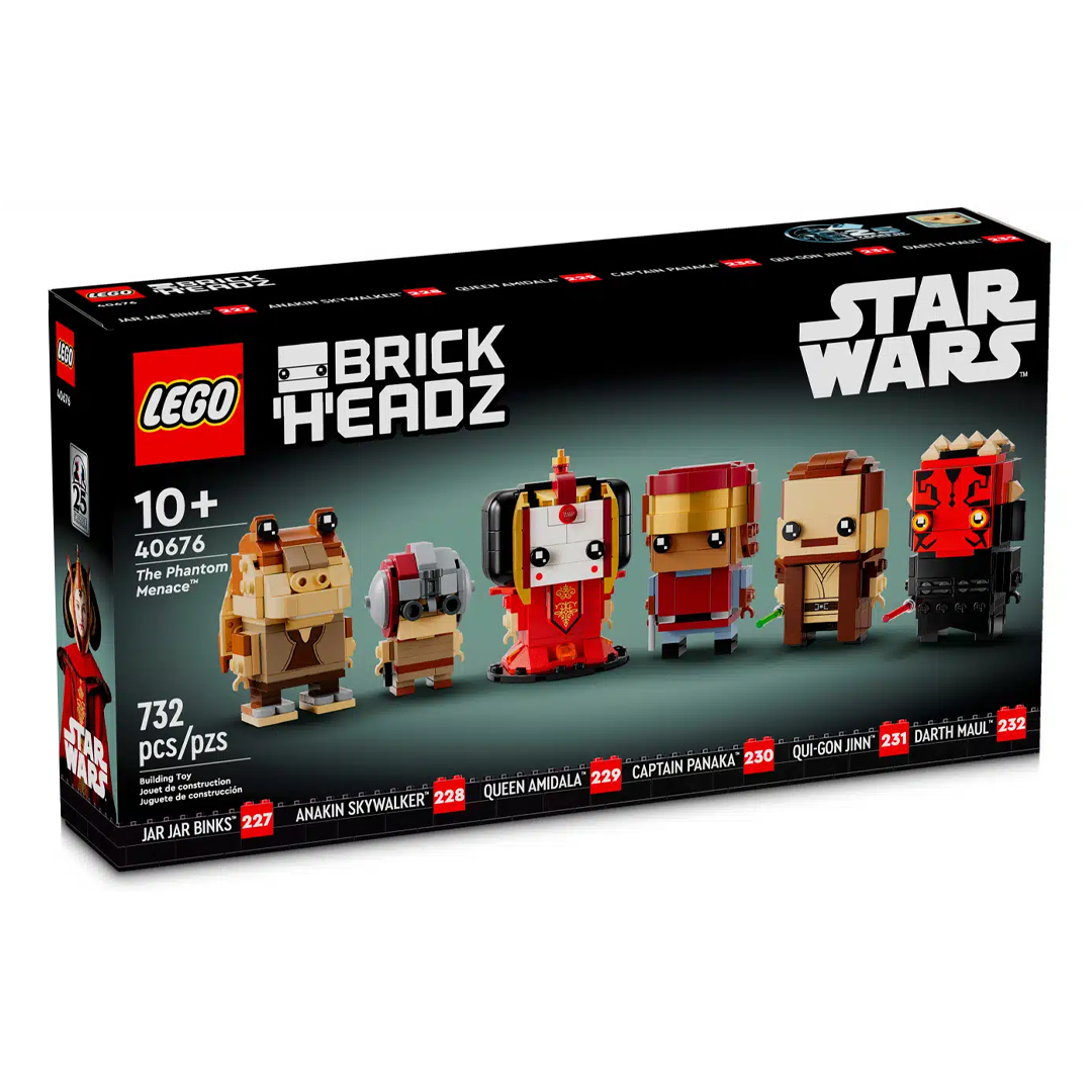 LEGO Star Wars 40676 The Phantom Menace BrickHeadz Anniversary Edition (732 Pieces)