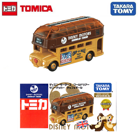 Takara Tomy Tomica Disney Motors World Tour Sunny Decker Chip &amp; Dale