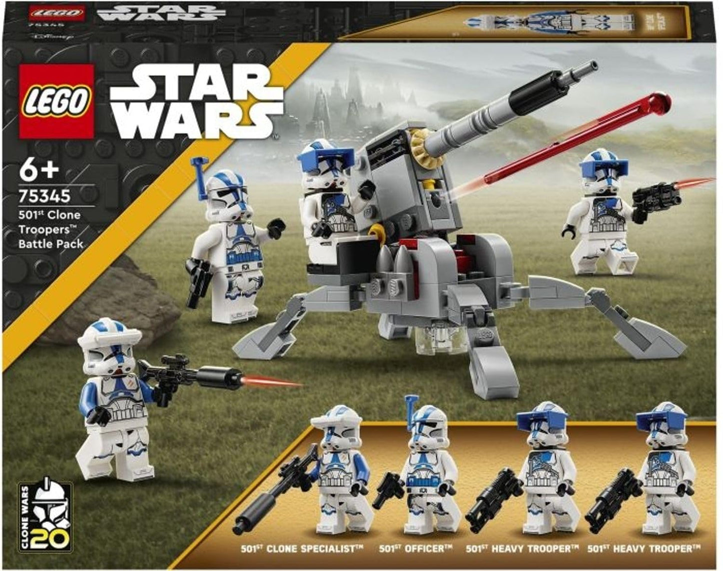 LEGO Star Wars 501St Clone Troopers Battle Pack 75345 Building Set