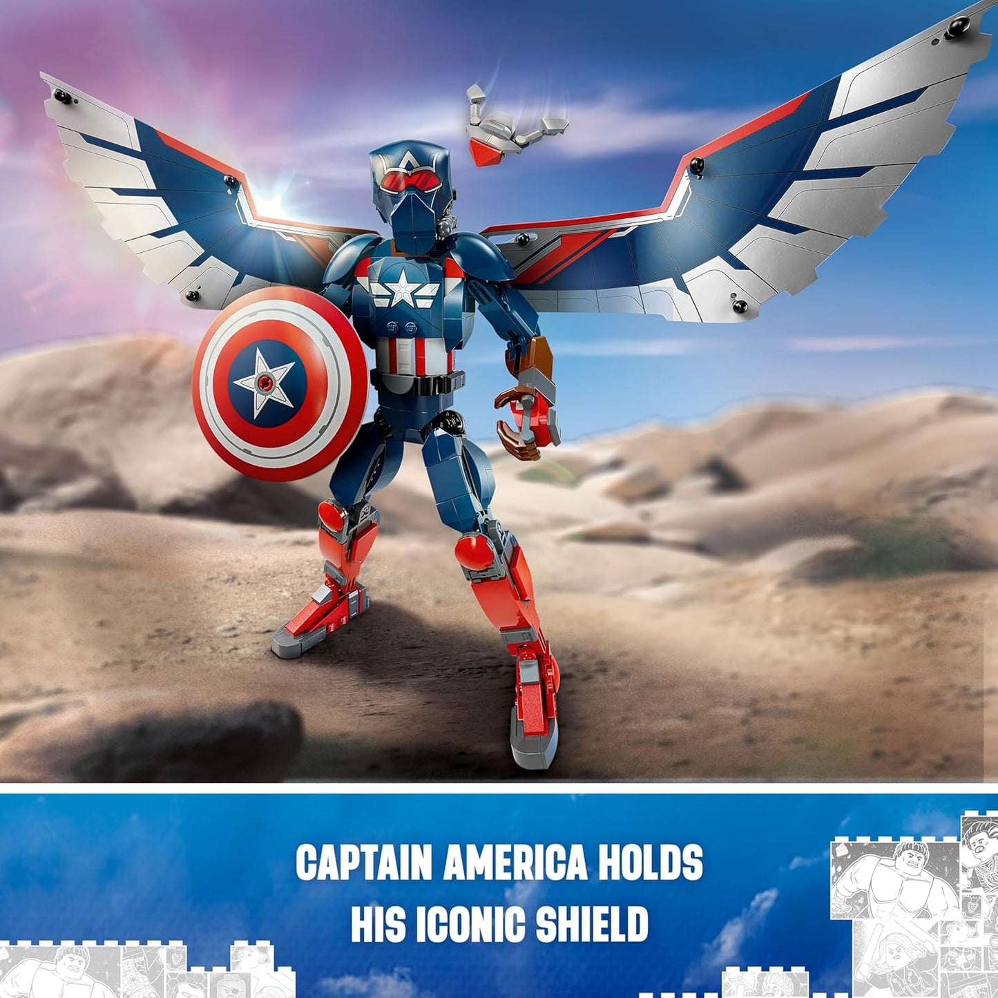 LEGO 76296 Marvel New Captain America Construction Figure