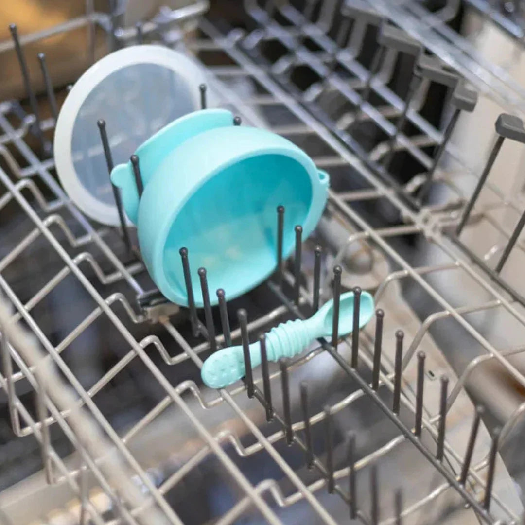 Bumkins Silicone First Feeding Set Pink for Toddlers - Jaiman Toys