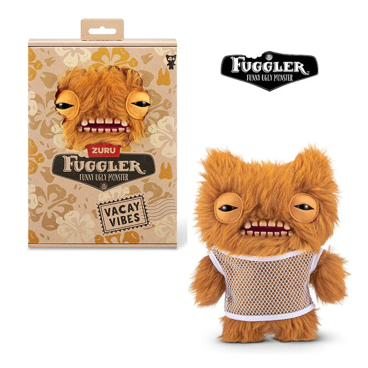 Vacay Vibes by ZURU, Funny Ugly Monster, Plush, Collectible, Toy (Munch Munch - Ginger) 4+ - Jaiman Toys