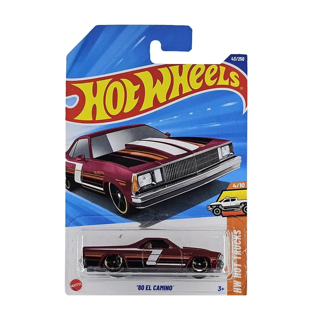 Hot Wheels 5-Car Die-Cast Set – '71 Lamborghini Miura SV + '80 El Camino + Loobster + Rally Speciale + Mazda Autozam HYW66 | 1:64 Scale Collectible Cars