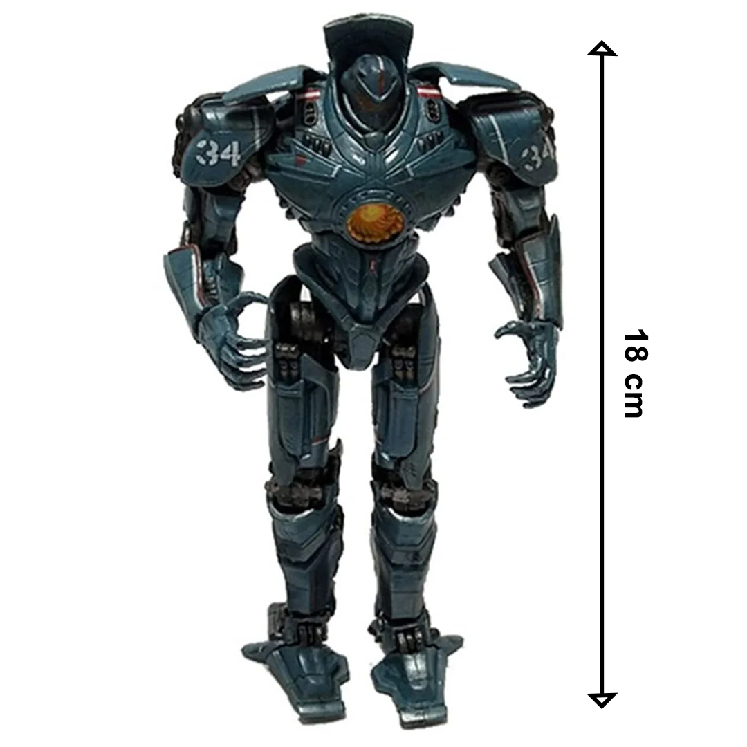 Pacific Rim 7" Deluxe Series 4 Jaeger Gipsy Danger 2.0 Hong Kong Brawl