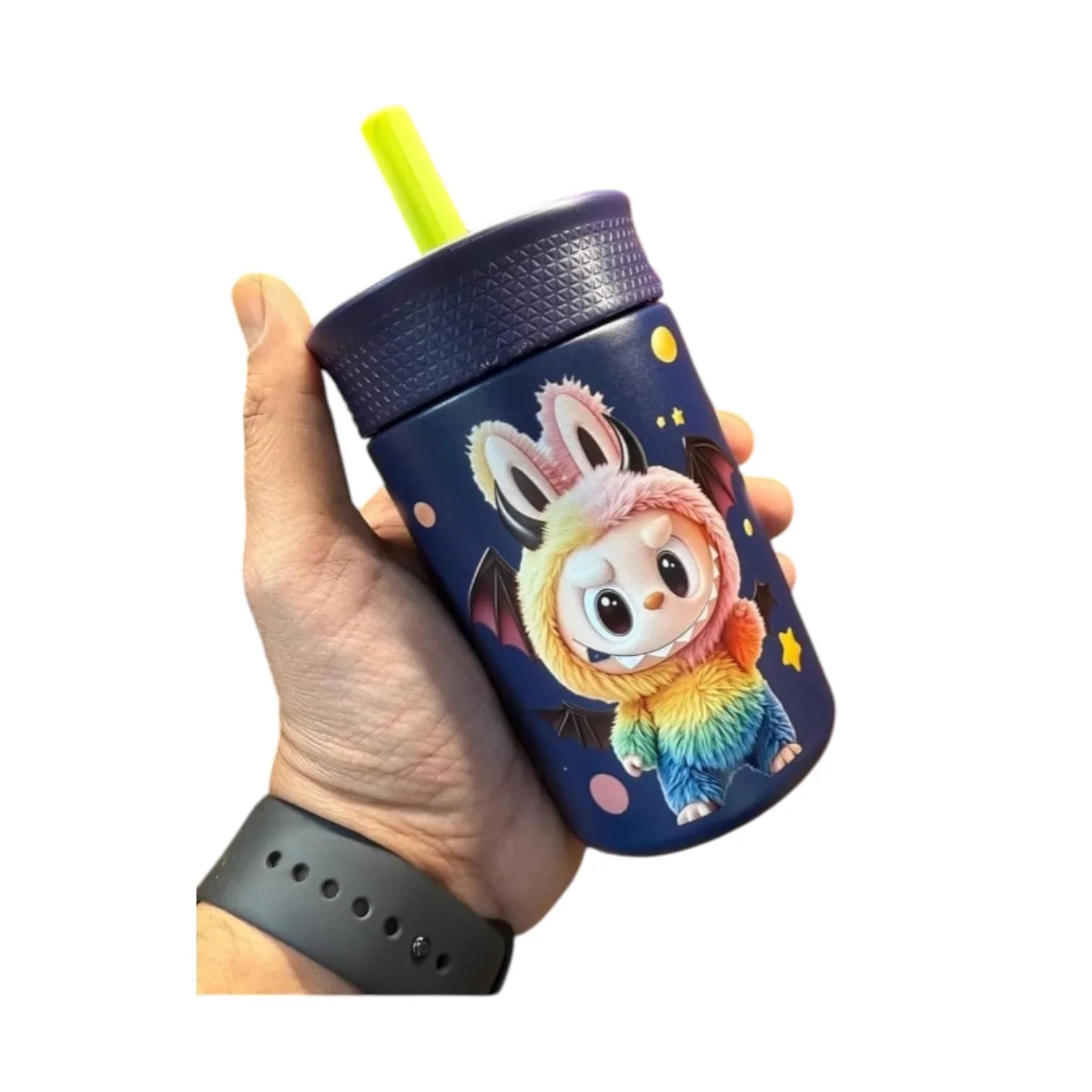 Stainless Steel Sipper Water Botttle & Attractive Print Keeps Drinks Hot & Cold 250ml - Jaiman Toys