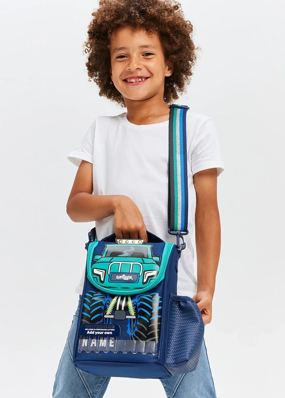 Smiggle Lunch Bag : Monster Truck Hanging 11 Inch For Kids - Jaiman Toys