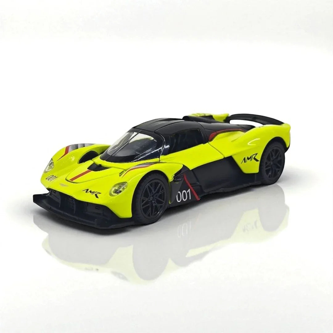 Joy Junction 1:32 Aston Martin Valkyrie Diecast Car Model- Lime Green-(JJ247) - Jaiman Toys