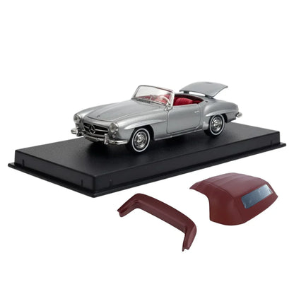 GFCC 1:64 1957 Mercedes-Benz 190SL Grey Diecast Model Car