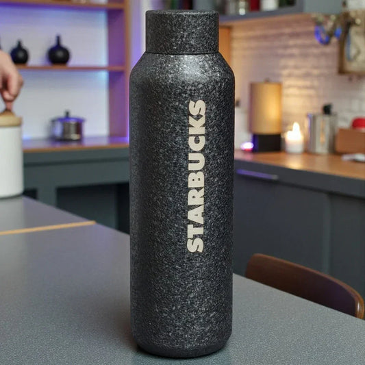 Starbucks 500ml Style Glossy Glitter Vacuum Insulated Stainless Steel Water Bottle