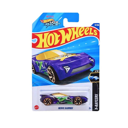 Hot Wheels 1:64 Scale 5-Car Set – Porsche 911 Rally Safari Mode, Tesla Cyberquad HW Dirt, VW T3 Custom, Slide Kick & Nerve Hammer