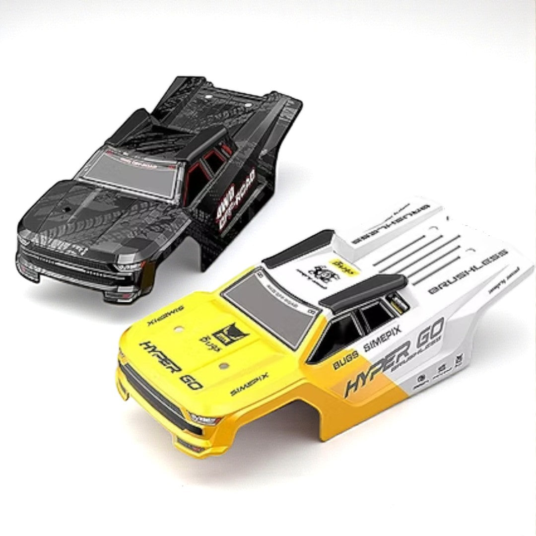 MJX 1:14 Scale Hyper Go 14207 Brushless RC Car  – 53km/h High-Speed 4WD Off-Road Truck with 2 Shells (2.4G Control)