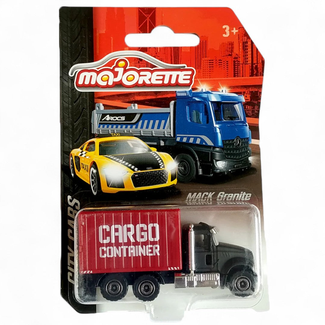 Majorette City Cars Mack Granite - Red / Black
