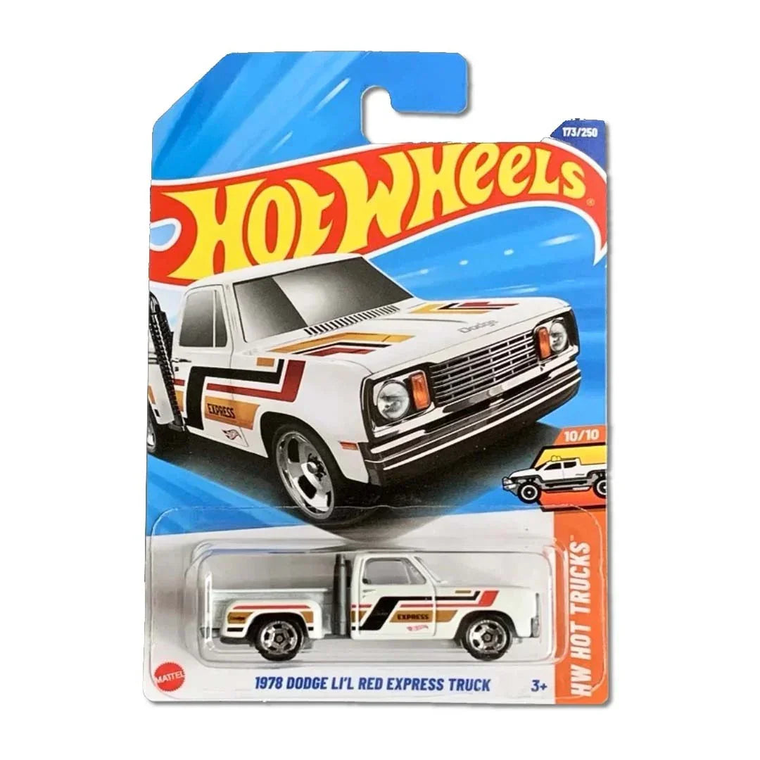 Hot Wheels 5-Car Set 1:64 Scale – McLaren F1, 1978 Dodge Li'l Red Express Truck, Deora II, Quick Bite & '67 Lotus Type 49