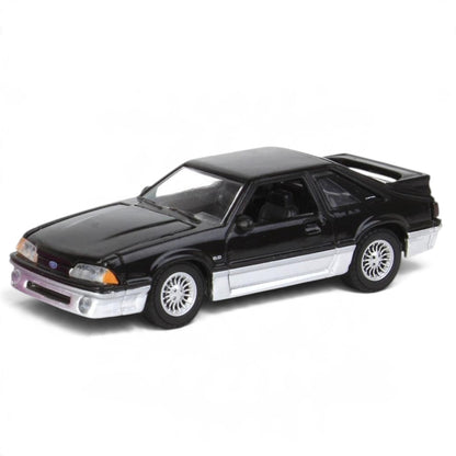GreenLight 1:64 1989 Ford Mustang GT Black – Project Garage Series 2 Diecast Model Car