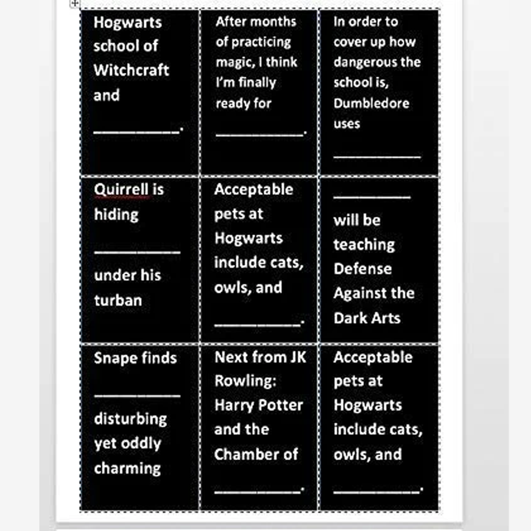 Cards Against Muggles -Full Set Funny Cards Game for Players and The Playing time is 30 to 90 Minutes