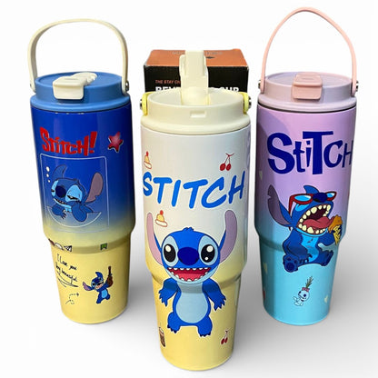 Stitch 900 ml (30 oz) Vacuum Insulated Stainless Steel Sipper Water Bottle