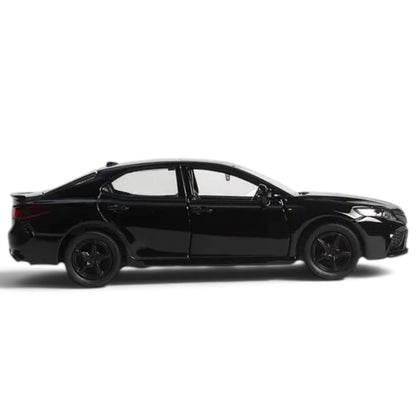 RMZ City Toyota Camry 1:32 Scale Die-Cast Model Car – Black & White Collectible Luxury Sedan with Opening Doors, Pull-Back Action,