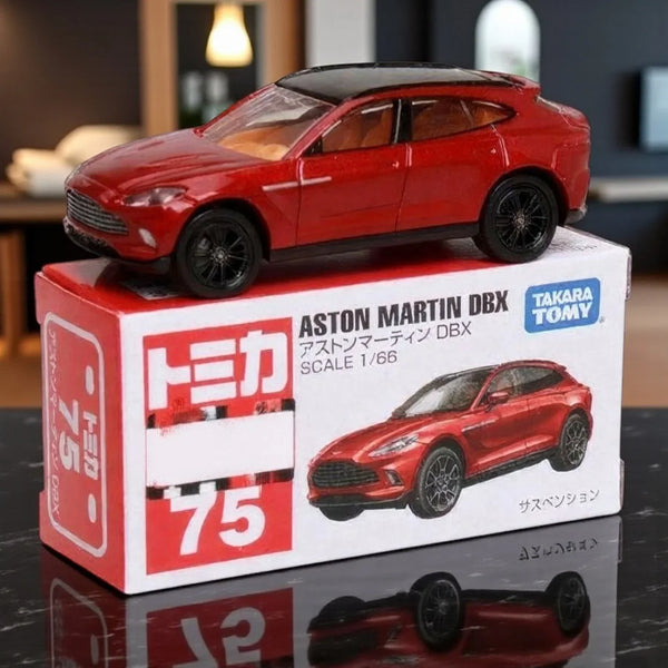 Tomica 1:66 Aston Martin DBX No.75 – Diecast Scale Model Car | Official Collectible Miniature SUV