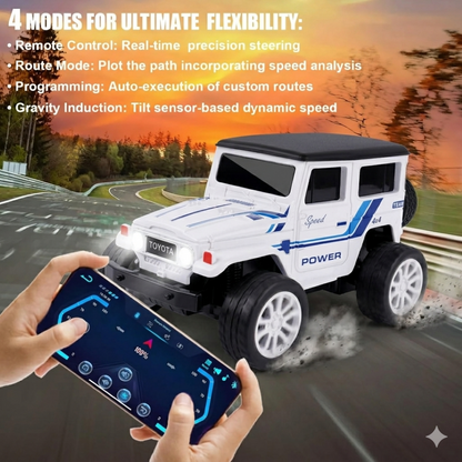 Trasped 1:64 Mini RC Off-Road Car – Pocket Size Remote Control SUV with App Control, 2.4GHz Controller & Rechargeable Battery (5 Colors)