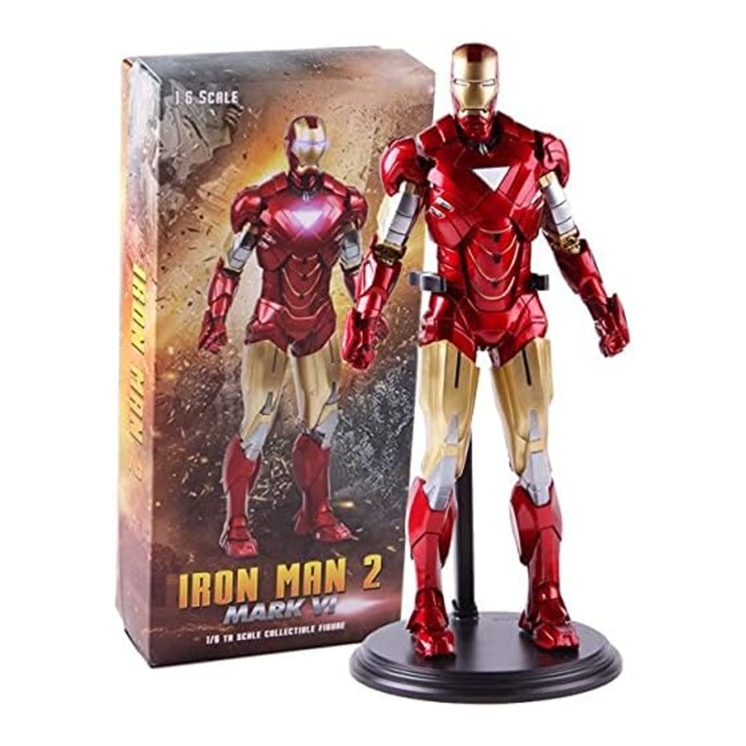 IRONMAN 2-MARK VI 1/6th Scale Marvel Superhero Movie Inspired Figurines (30 cm) Age 14+