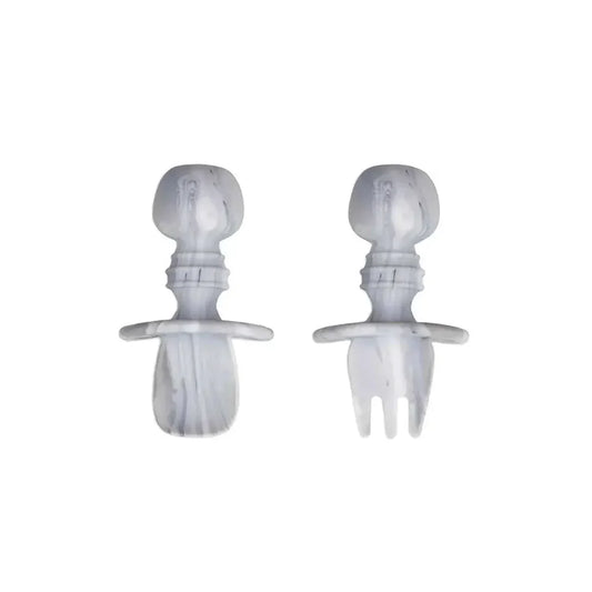 Bumkins Silicone Chewtensils Marble for Toddlers - Jaiman Toys