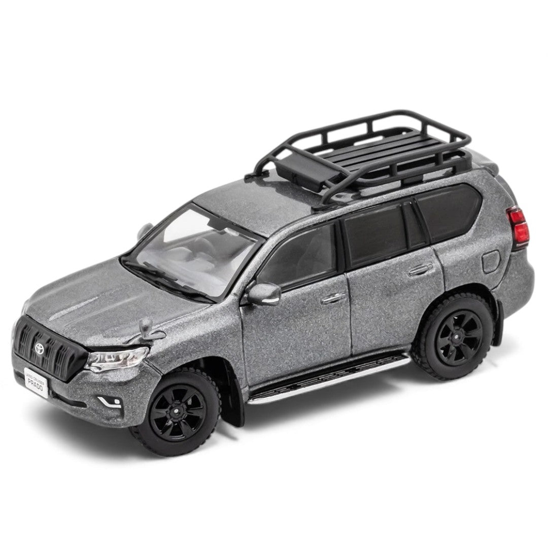 GCD 1:64 Toyota Land Cruiser Prado 150 – Grey | Premium Diecast SUV Model