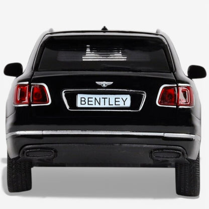 MSZ 1:32 Bentley Bentayga Die-Cast Model Car – Black|Pull Back, Openable Doors, Light & Sound (68369)