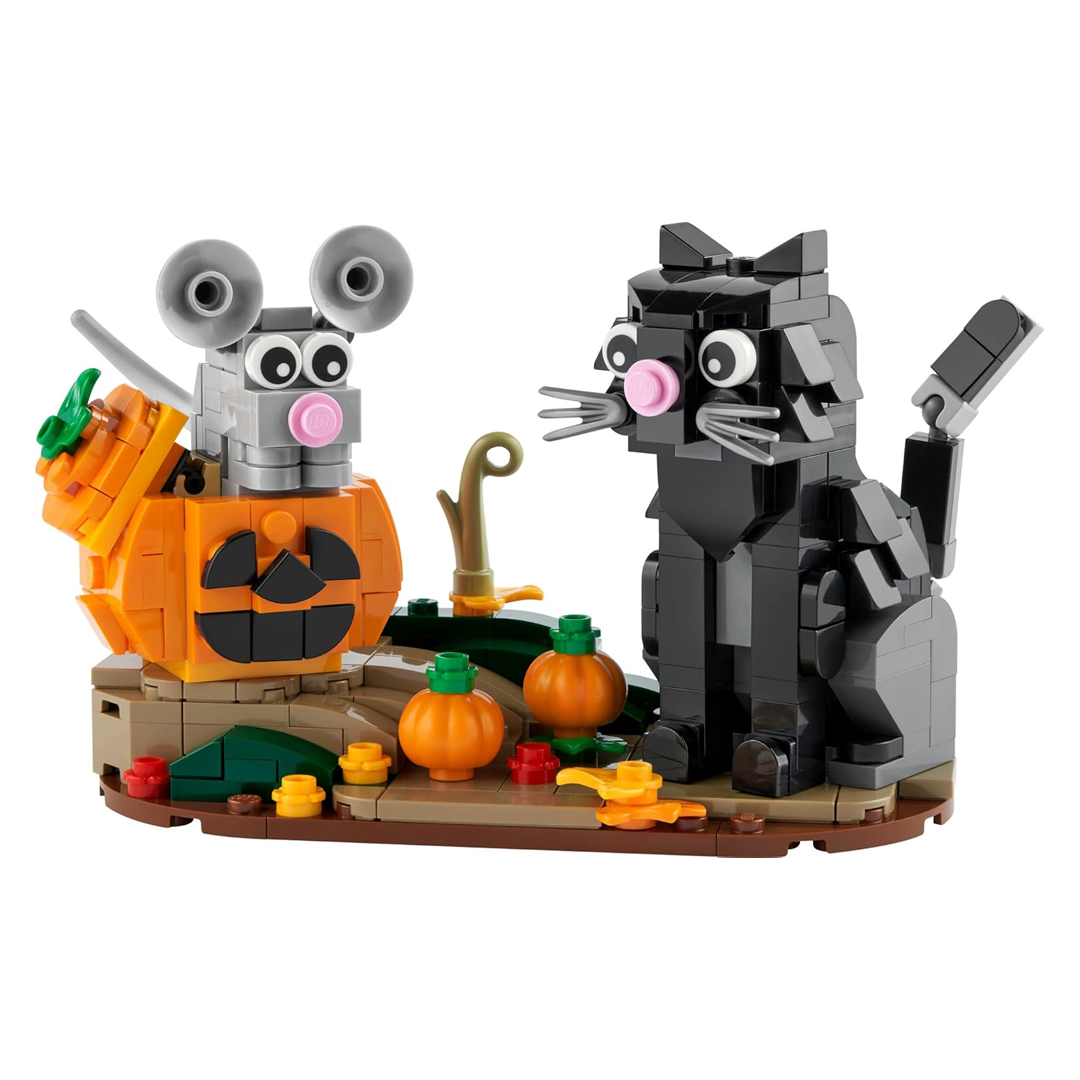 Lego Halloween Cat & Mouse 40570 Building Kit (328 Pieces)