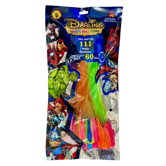 Darling Magic Water Balloons Holi for Kids Boys and Girls, Three Bunches Balloons (5 Pack) - Jaiman Toys