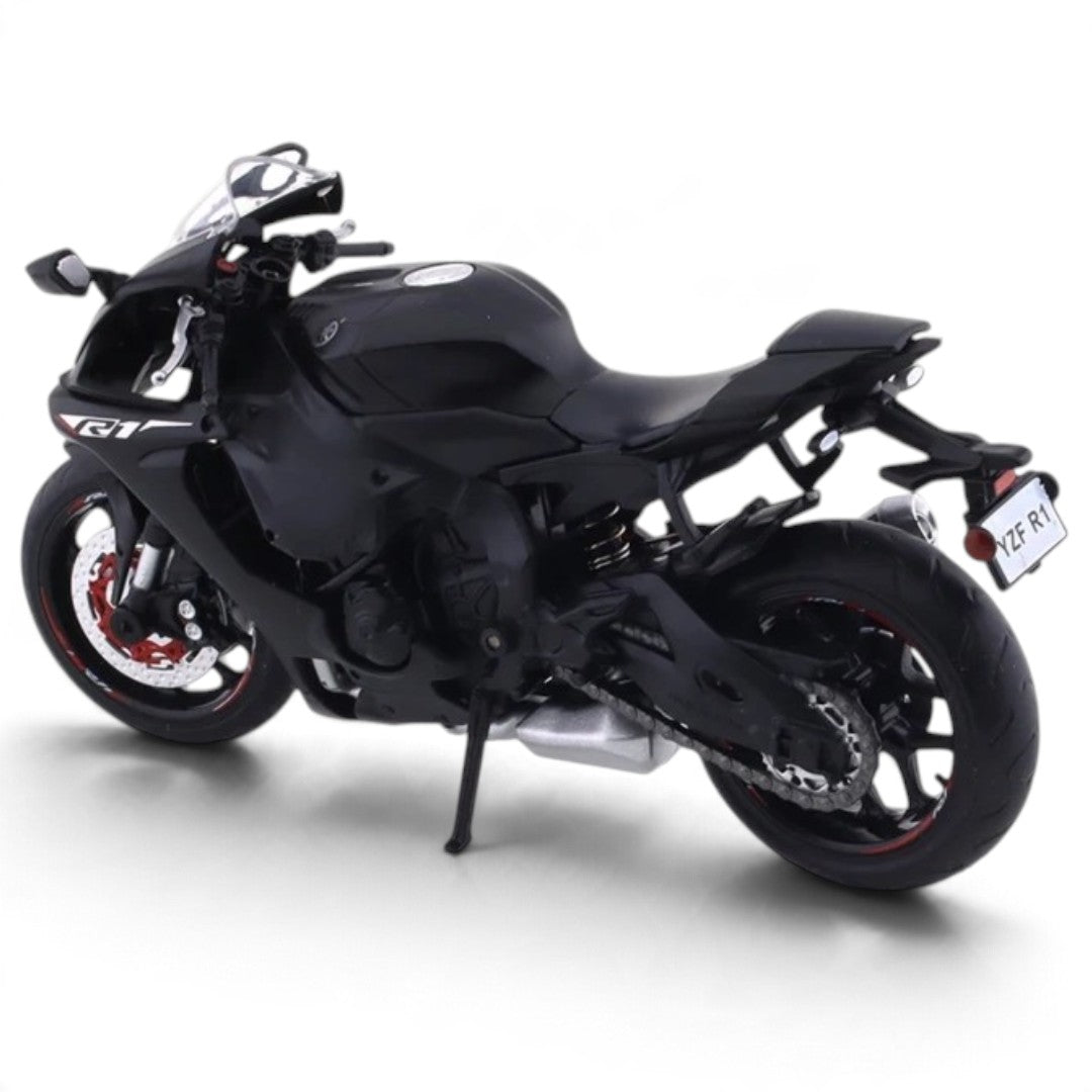 MSZ 1:12 Yamaha YZF-R1 Diecast Sports Motorcycle, Red & White – Collectible Bike Model With 3 Variants