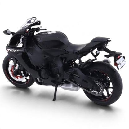 MSZ 1:12 Yamaha YZF-R1 Diecast Sports Motorcycle, Red & White – Collectible Bike Model With 3 Variants