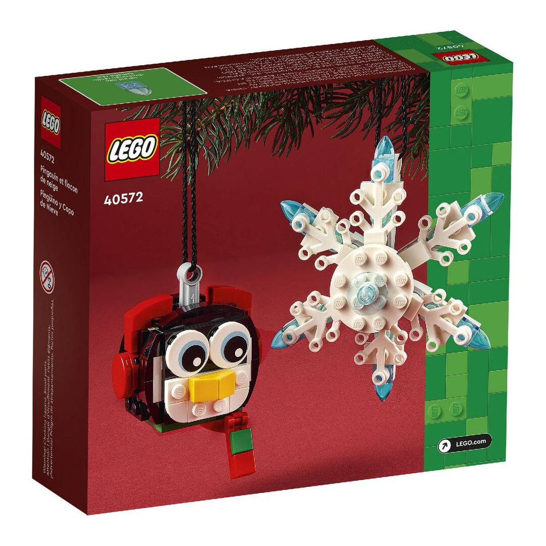 LEGO 40572 Penguin & Snowflake Christmas Ornament (139 Pieces)