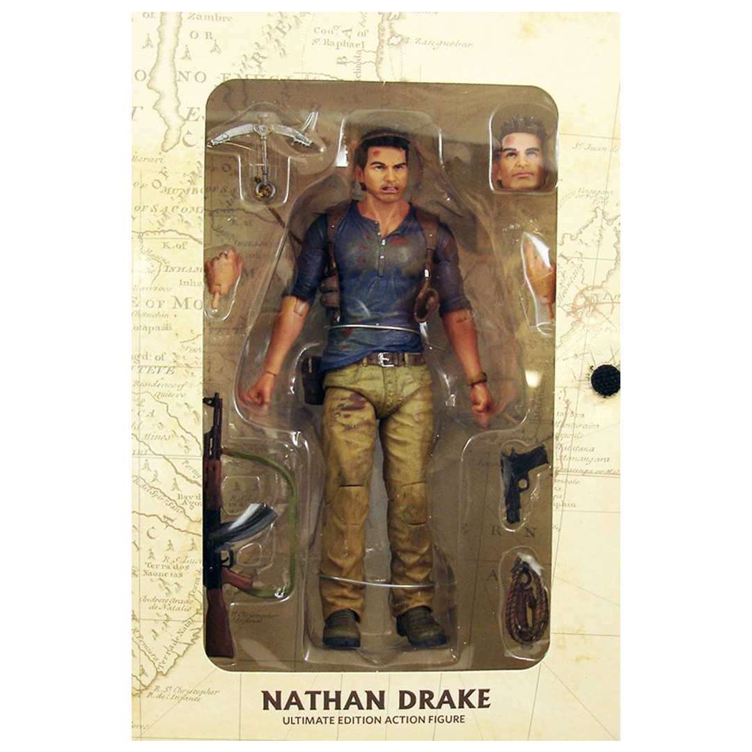 Uncharted 4 Ultimate Nathan Drake Action Figure Model Collectible Statue (7" Scale)