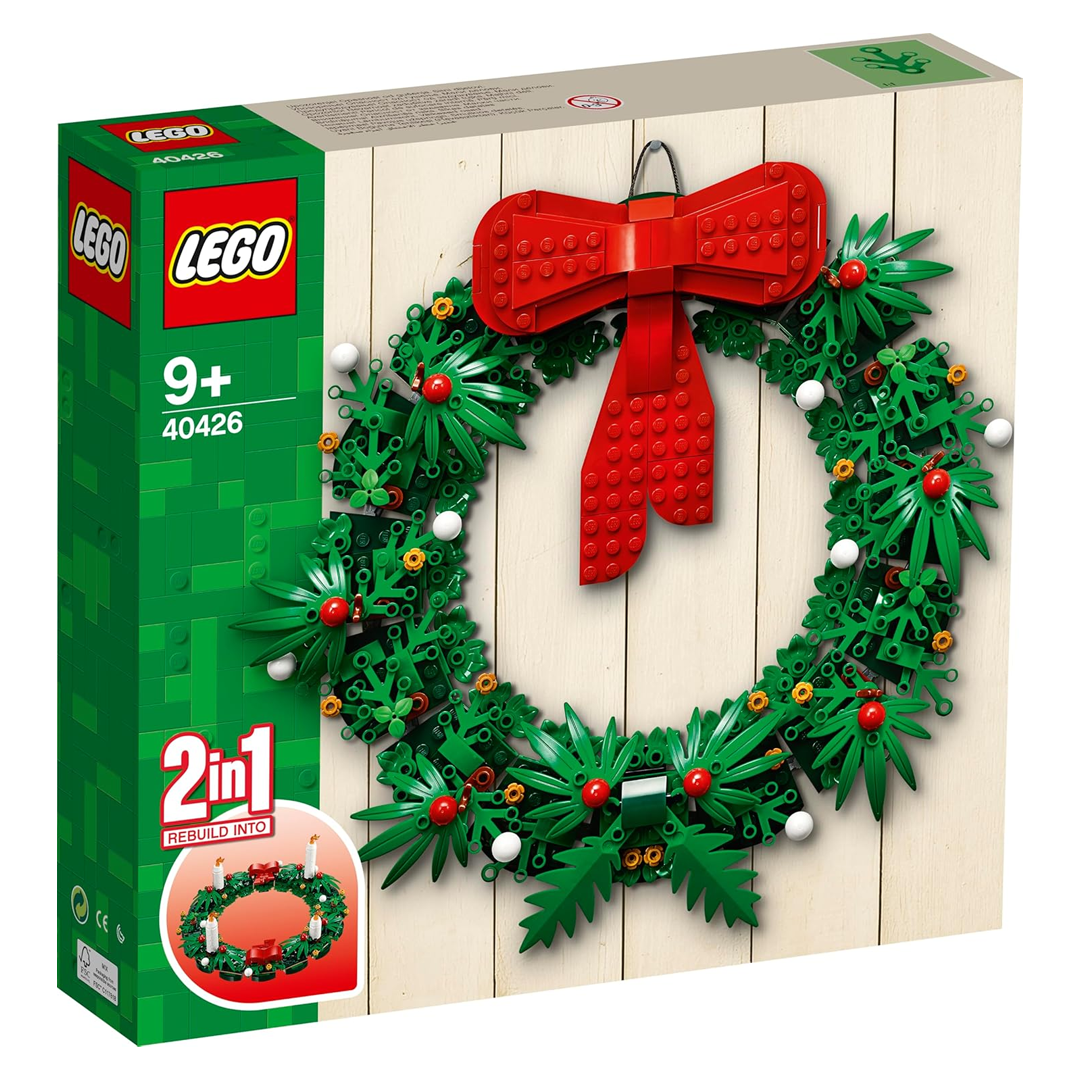 LEGO Iconic Christmas 2-in-1 Wreath with Big Red Bow and Advent 40426 (510 Pieces)