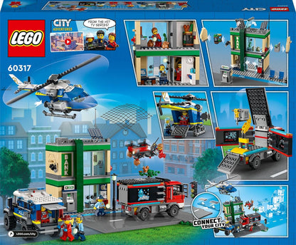 LEGO City Police Chase at The Bank 60317 Building Kit (915 Pcs)