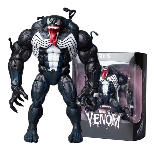 Venom Action Figure Model, Carnage Anime Action PVC Figure Movable Characters Model Statue Collectible Desktop Decoration (Venom C)