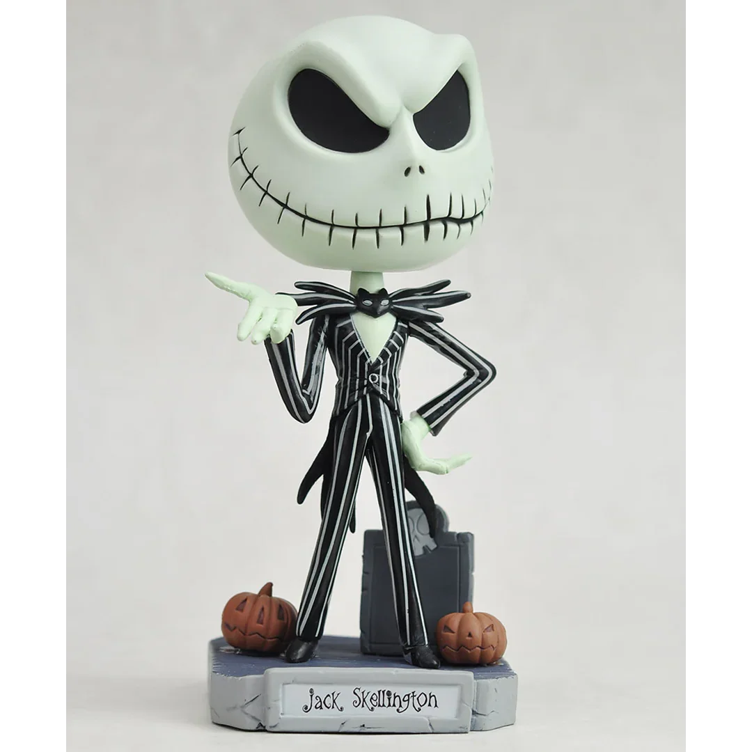 Funko TNBC Jack Skellington Wacky Wobbler Bobble Head 7" Inch Acton Figure - Jaiman Toys
