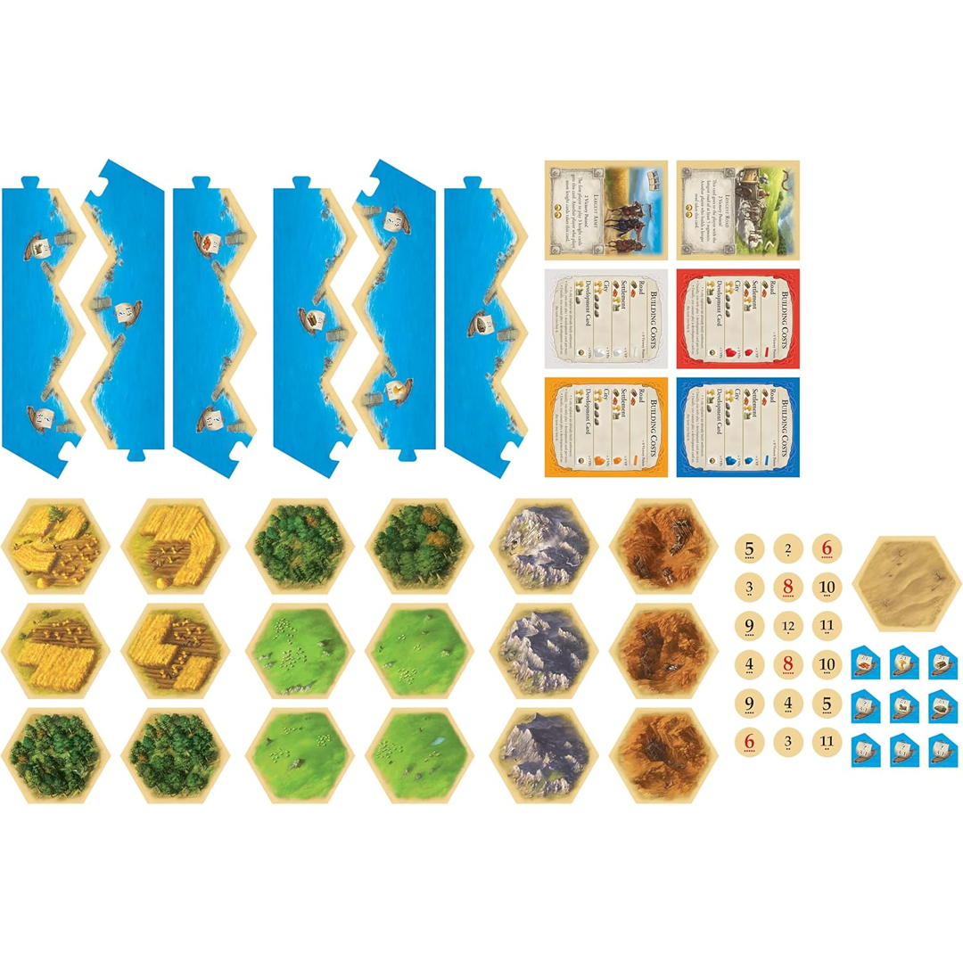 CATAN Board Game (Base Game) The Original Catan | Family Board Game | Board Game for Adults and Family | Adventure Board Game | Ages 10+ | for 3 to 4 Players