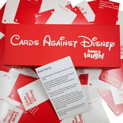 Cards Against Disney Your Childhood Table Card Games Adult Party Game Red Box